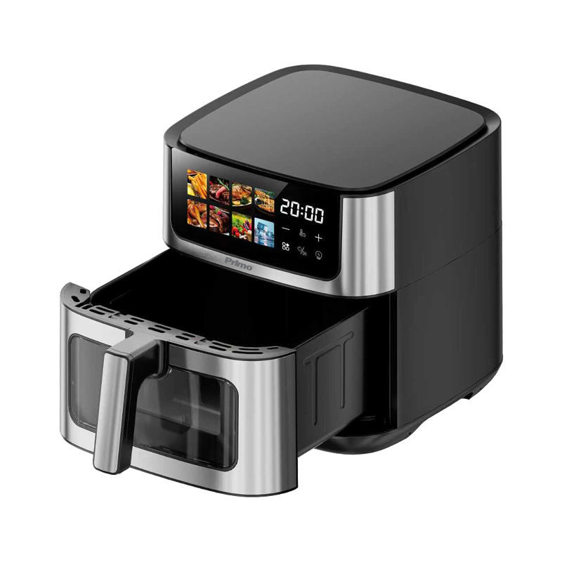 Primo PRAF-40566 Φριτέζα Αέρος Digital 8L 1800W Inox/Μαύρη (400566) Primo PRAF-40566 Φριτέζα Αέρος Digital 8L 1800W Inox/Μαύρη (400566)